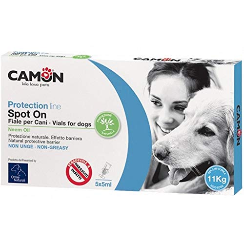 Ulisse Quality Shop Camon Blume Spot on Hund, Obere bis zu 10 Kille. Multipack 3 Packungen von Ulisse Quality Shop