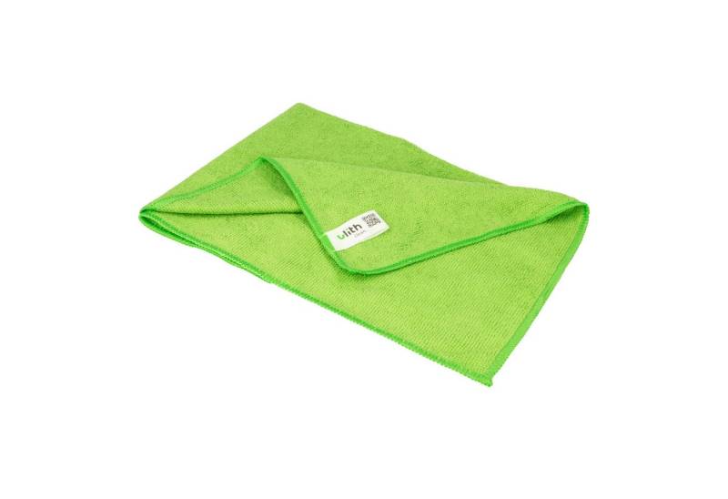 Ulith Clean-PROFI Microfasertuch, 40 x 40 cm, 300 GSM Mikrofasertuch (grün) von Ulith
