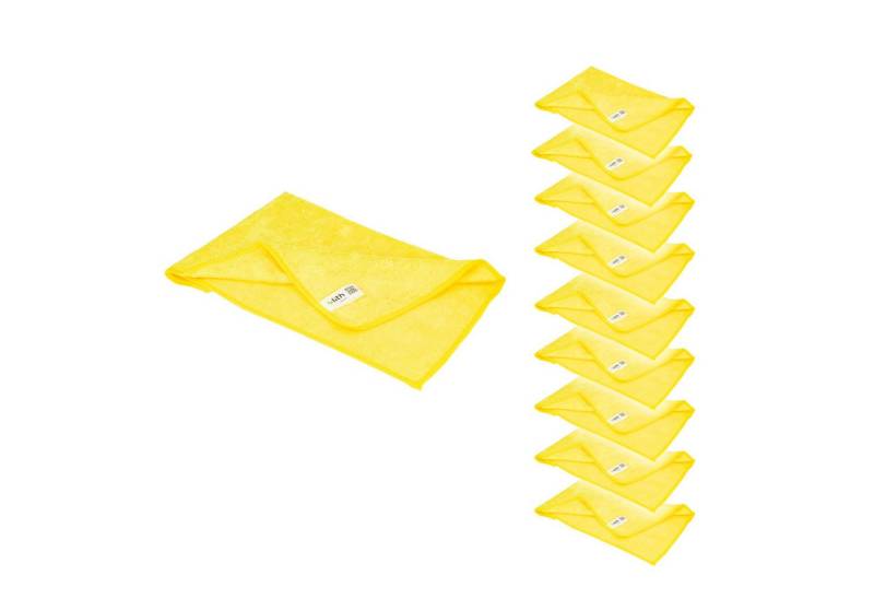 Ulith Clean-Profi Microfasertuch (10 Stück), 40 x 40 cm, Gelb, 300 GSM Mikrofasertuch (gelb) von Ulith