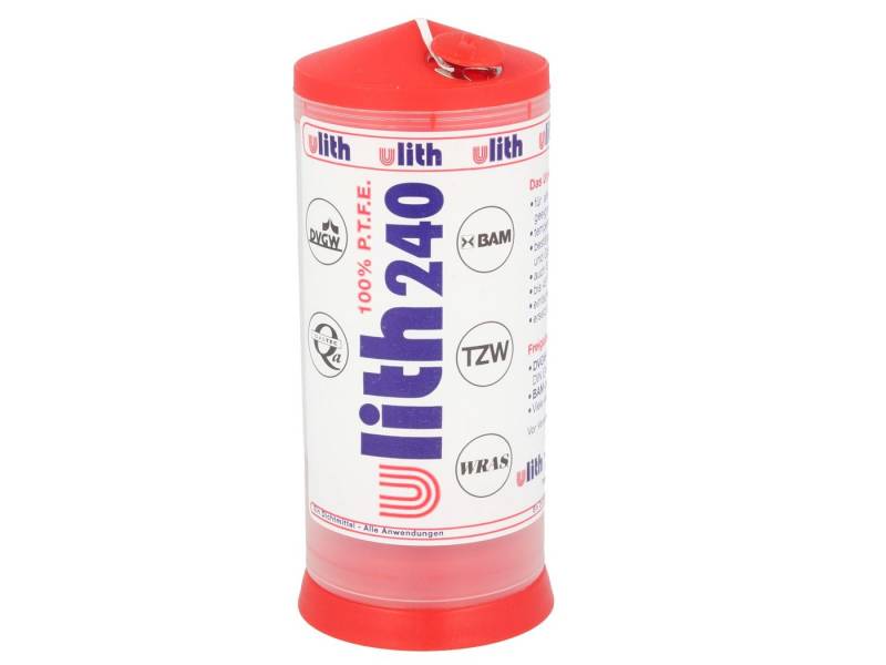 Ulith Gewindedichtung ULITH 240 PTFE - Gewindedichtfaden bis +240°C, 175 m, DVGW-Zulassung von Ulith