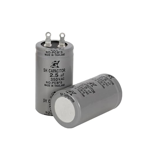 2 Stück 2,5uF Kapazität für Somfy Roller Shutter, SIMU, Ersatzmotor Capacitor für Somfy Simu Nizze, Ersatzkondensator mit Faston 2.8 Klemmen, Spezial Motor 6 Nm von Uliwamowi