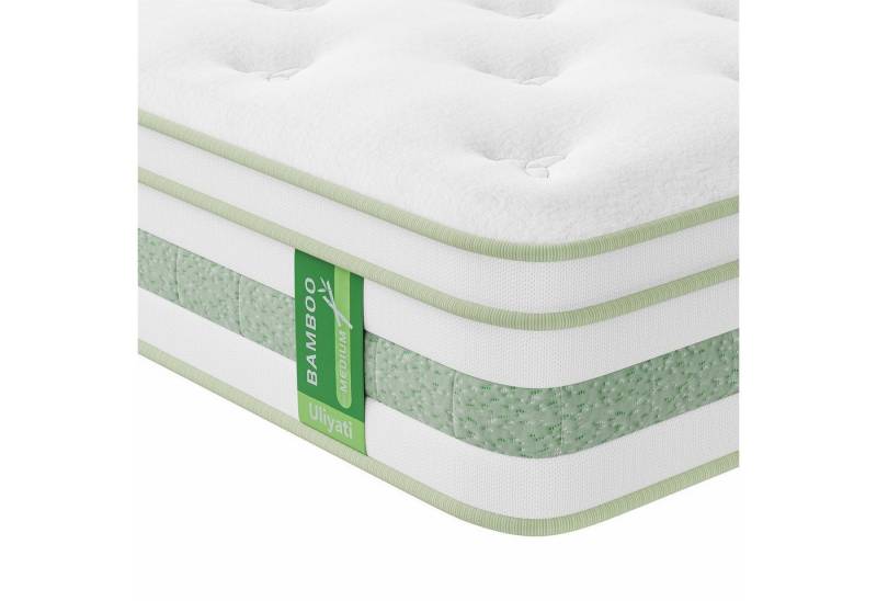 Hybridmatratze Taschenfederkernmatratze Mittlerhärte Matratze Atmungsaktiv, Uliyati, H3 Matratze 90x200, 100x200, 120x200, 140x200, 160x200 von Uliyati