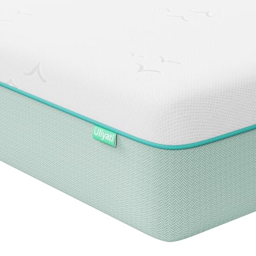 Uliyati Kingsize-Matratzen mit Gel und Bambuskohle-Schaum, Memory-Foam-Matratze, Kingsize-Bett, kühler Schlaf und geruchshemmend, Größe M, 150 x 200 x 20 cm von Uliyati