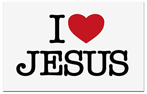 Uljö °° Aufkleber I Love Jesus von Uljö