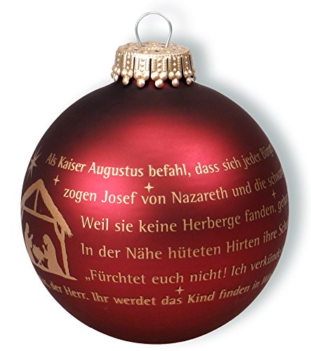 °° Christbaumkugel "Weihnachtsgeschichte" von Uljö