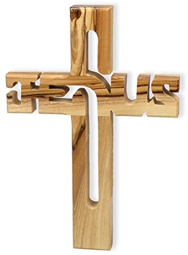 °°Holzkreuz "Jeusus" aus Olivenholz von Uljö