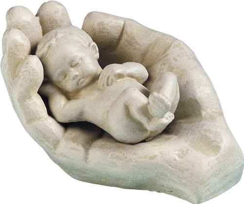 Uljö °° Keramikfigur Hand mit Kind (Sandfarben) von Uljö