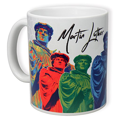 Uljö °°5047 Keramiktasse Luther in modernem Pop-Art-Design (Martin Luther) von Uljö