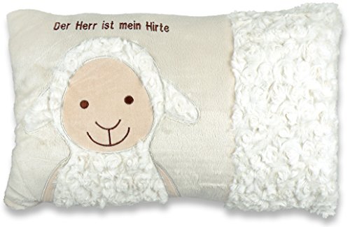 Uljö °° kuschelweiches Schmuse-Kissen Schaf Der Herr ist Mein Hirte Psalm 21 von Uljö