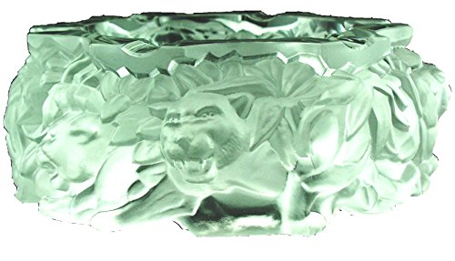 Aschenbecher in mattierten Kristallglas von Ullmannglass