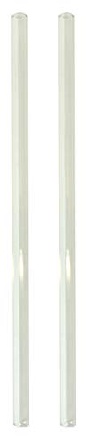 Glas-Trinkhalme aus hitzebeständigen Borosilikatglas L 20cm, Ø 8mm (aussen), Ø 4mm (innen) (Zusatzset 2 Halme) von Ullmannglass
