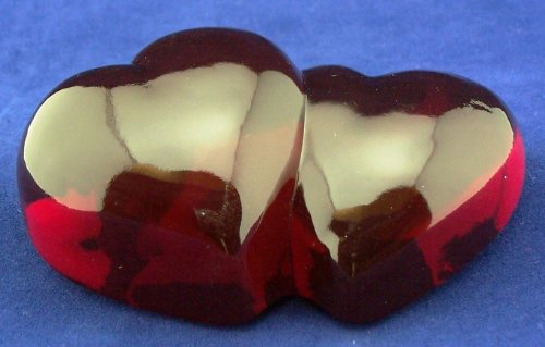 Ullmannglass Herzen aus Glas in rot von Ullmannglass