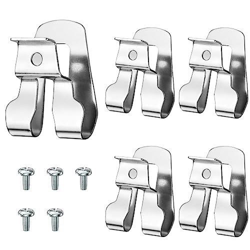 Gürtelclip für Ryobi, 5 Stück Bohrer-Clip für Werkzeuggürtel 633586002 636181001 Ersatzteil mit Schrauben, Edelstahl-Treiberhaken für Ryobi und Ridgid 18 Volt Werkzeuge Ullnosoo von Ullnosoo