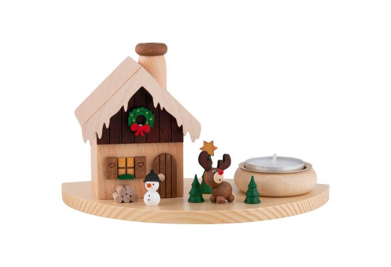 Ullrich Kunsthandwerk Räuchermännchen Rauchhaus Weihnachtszeit (10,5cm) von Ullrich Kunsthandwerk von Ullrich Kunsthandwerk