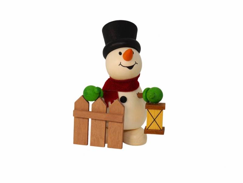 Ullrich Kunsthandwerk Schneemann kleiner Schneemann am Zaun mit Laterne 9,5 cm in Geschenkbox, in Geschenkbox Ullrich Kunsthandwerk Schneemann kleiner Schneemann am Zaun mit Laterne 9,5 cm in Geschenkbox, in Geschenkbox von Ullrich Kunsthandwerk