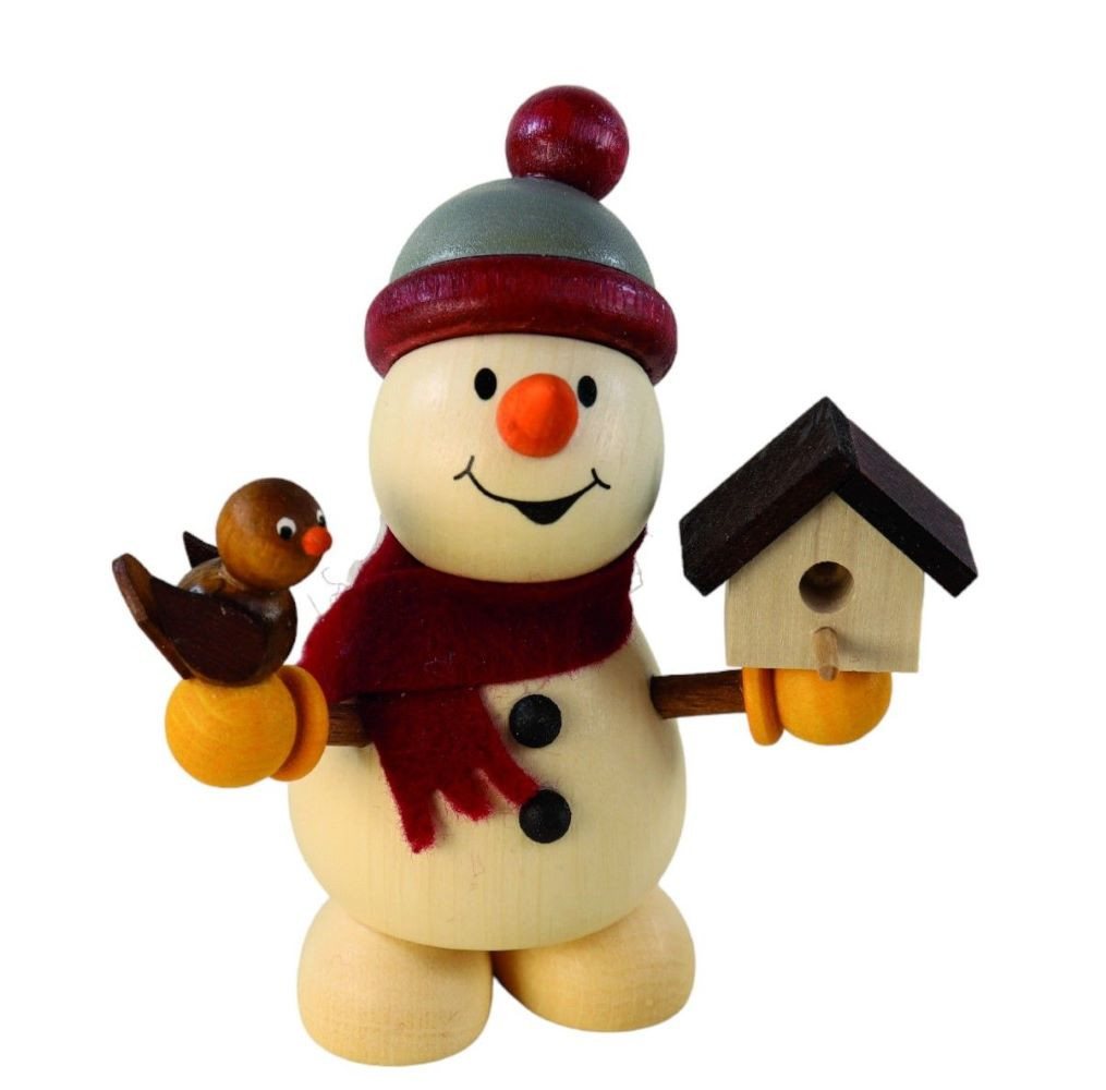 Ullrich Kunsthandwerk Schneemann kleiner Schneemann in Geschenkbox mit Vogelhaus Ullrich Kunsthandwerk Schneemann kleiner Schneemann in Geschenkbox mit Vogelhaus von Ullrich Kunsthandwerk
