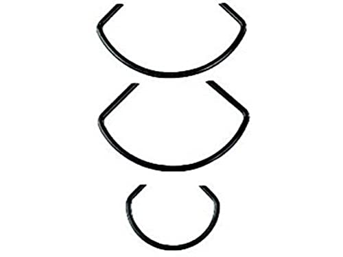 Ulmia 170-f Klammern, Gehrungsspannklammern (Spannklammern aus hochwertigem; gehärteter Federstahl; angeschliffene Spitzen; keine Schädigung des Spanngutes; Spitzenweite: 65 mm) von Ulmia