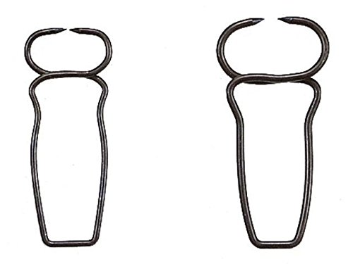 ULMIA Gehrungs-Stahklammern Sortiment Größe 1 und 2 je 5 Stück, zur Bearbeitung von Holz, einfache Anwendung, 168-0 ULMIA Gehrungs-Stahklammern Sortiment Größe 1 und 2 je 5 Stück, zur Bearbeitung von Holz, einfache Anwendung, 168-0 von Ulmia