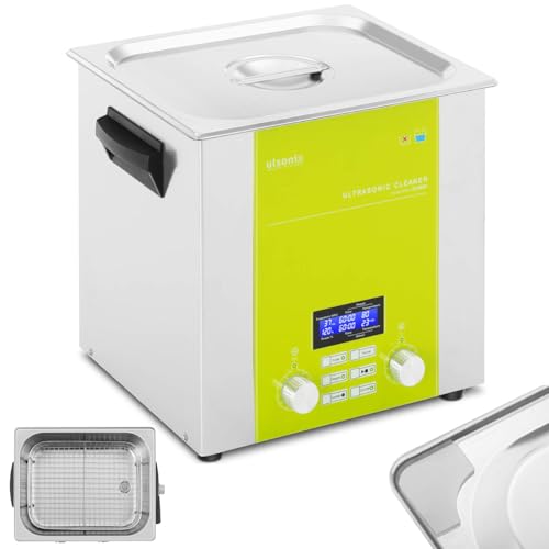 ulsonix PROCLEAN 10.0DSP Ultraschallreiniger 10 Liter Ultraschallreinigungsgerät Degas Sweep Pulse Memory Quick Heizleistung 310 W Ultraschallleistung 320 W 37 kHz LED ulsonix PROCLEAN 10.0DSP Ultraschallreiniger 10 Liter Ultraschallreinigungsgerät Degas Sweep Pulse Memory Quick Heizleistung 310 W Ultraschallleistung 320 W 37 kHz LED von Ulsonix