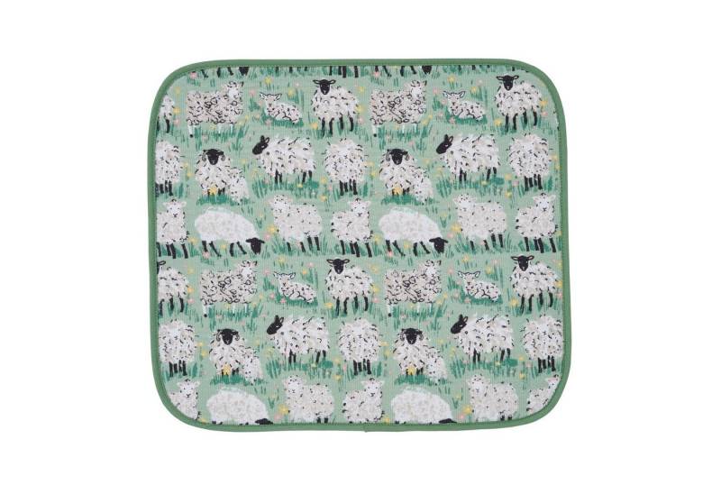Ulster Weavers Abtropfmatte Woolly Sheep, Geschirrabtropfmatte schnelltrocknend waschbar 45x40cm von Ulster Weavers