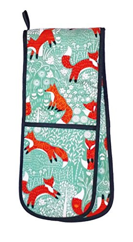Ulster Weavers Doppelter Ofenhandschuh von Foraging Fox, Polyester, Futtersuche: Fuchs, Größe von Ulster Weavers