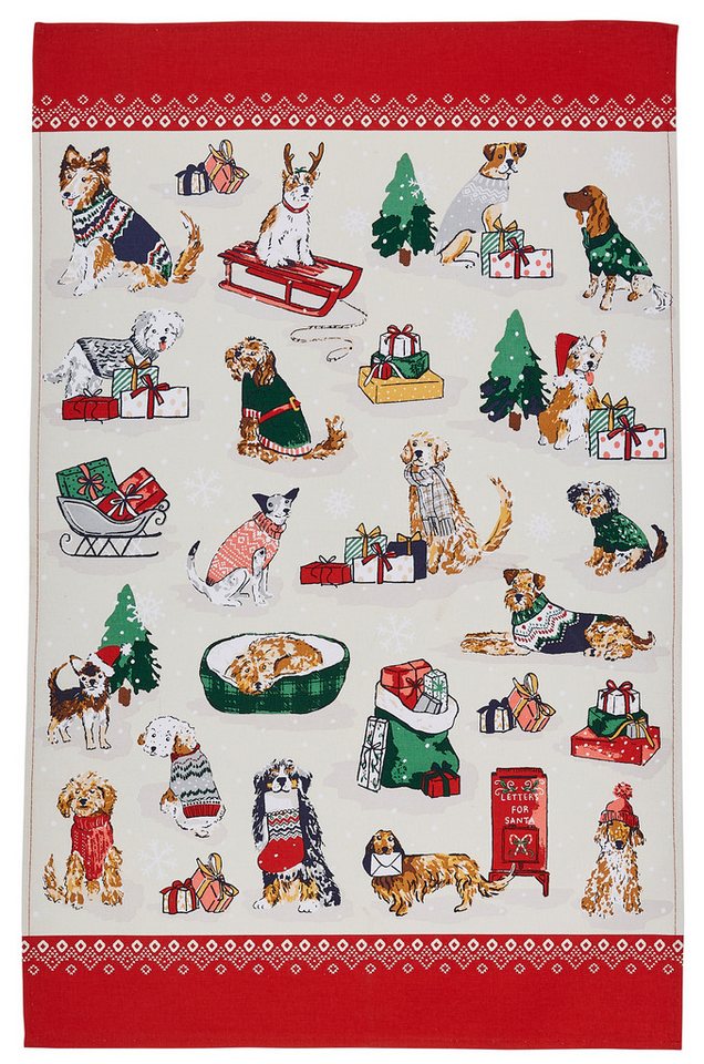 Ulster Weavers Geschirrtuch Merry Mutts, (1-tlg., 1-teilig), Küchentuch 100% Baumwolle 48x74 cm von Ulster Weavers