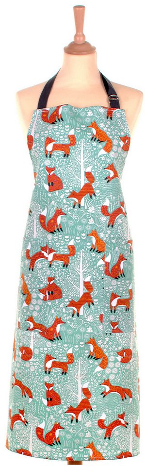 Ulster Weavers Kochschürze Foraging Fox, (Set, 1-tlg., Set), Küchenschürze Nackenband aufgesetzte Tasche ca.70x95cm Baumwolle von Ulster Weavers