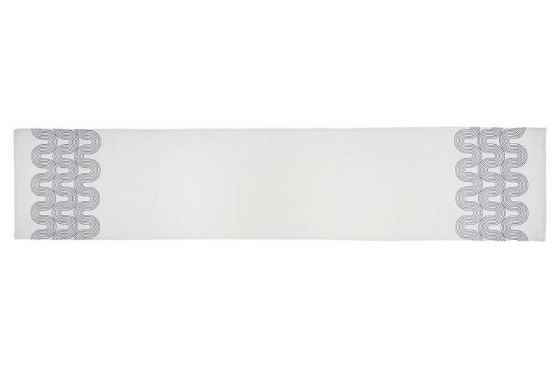 Ulster Weavers Tischläufer Causeway Geo (1-tlg), Maße: 180x37x0,05 oder 230x37x0,05 cm, 100 % Leinen von Ulster Weavers