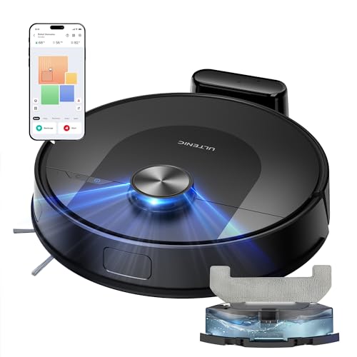 Ultenic Staubsauger Roboter 4000 Pa Saugkraft, Saugroboter mit Wischfunktion mit LiDAR Navigation Ultenic Staubsauger Roboter 4000 Pa Saugkraft, Saugroboter mit Wischfunktion mit LiDAR Navigation von Ultenic