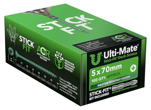 Ulti-Mate Terrassenschrauben (5,0 x 70 mm) von Ulti-Mate