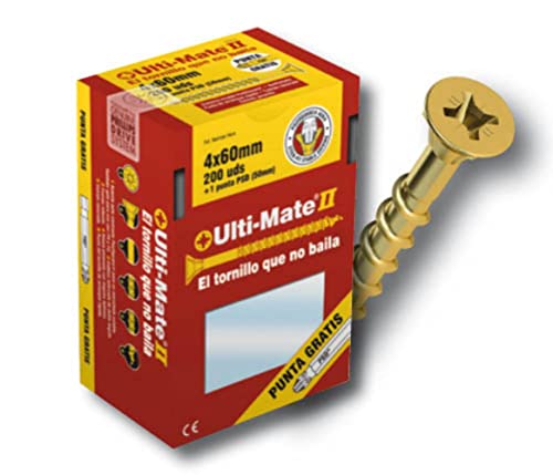 Tornillo de alto rendimiento Ulti-Mate II para MADERA BICROMATADO medidas 6x160 mm (caja de 50 uds.) von Ulti-Mate II