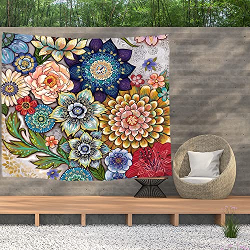 Ulticool – Blumen Natur Kunst - Wandteppich Poster - 200x150 cm - Gartenposter - Wandteppich groß – Dekoration Zubehörteil für Garten und Wohnzimmer von Ulticool