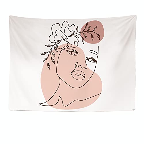 Ulticool - Frau Mädchen Teenager Ästhetisch Rosa - Wandteppich - 200x150 cm - Großer Tapisserie - Verzierung - Boho Bohemian Raum Dekoration - Wandkunst Zubehör von Ulticool
