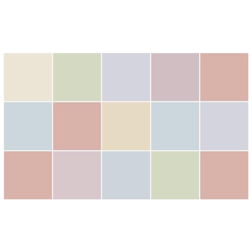 Ulticool – Sticker Wasserdicht Aufkleber Fliesen - Pastell Weich Aquarell - 15x15 cm - 15 Stück Selbstklebende Fliesenaufkleber aus Folie - Aufkantung für Wand Badezimmer - Küchenwand Küche Ulticool – Sticker Wasserdicht Aufkleber Fliesen - Pastell Weich Aquarell - 15x15 cm - 15 Stück Selbstklebende Fliesenaufkleber aus Folie - Aufkantung für Wand Badezimmer - Küchenwand Küche von Ulticool