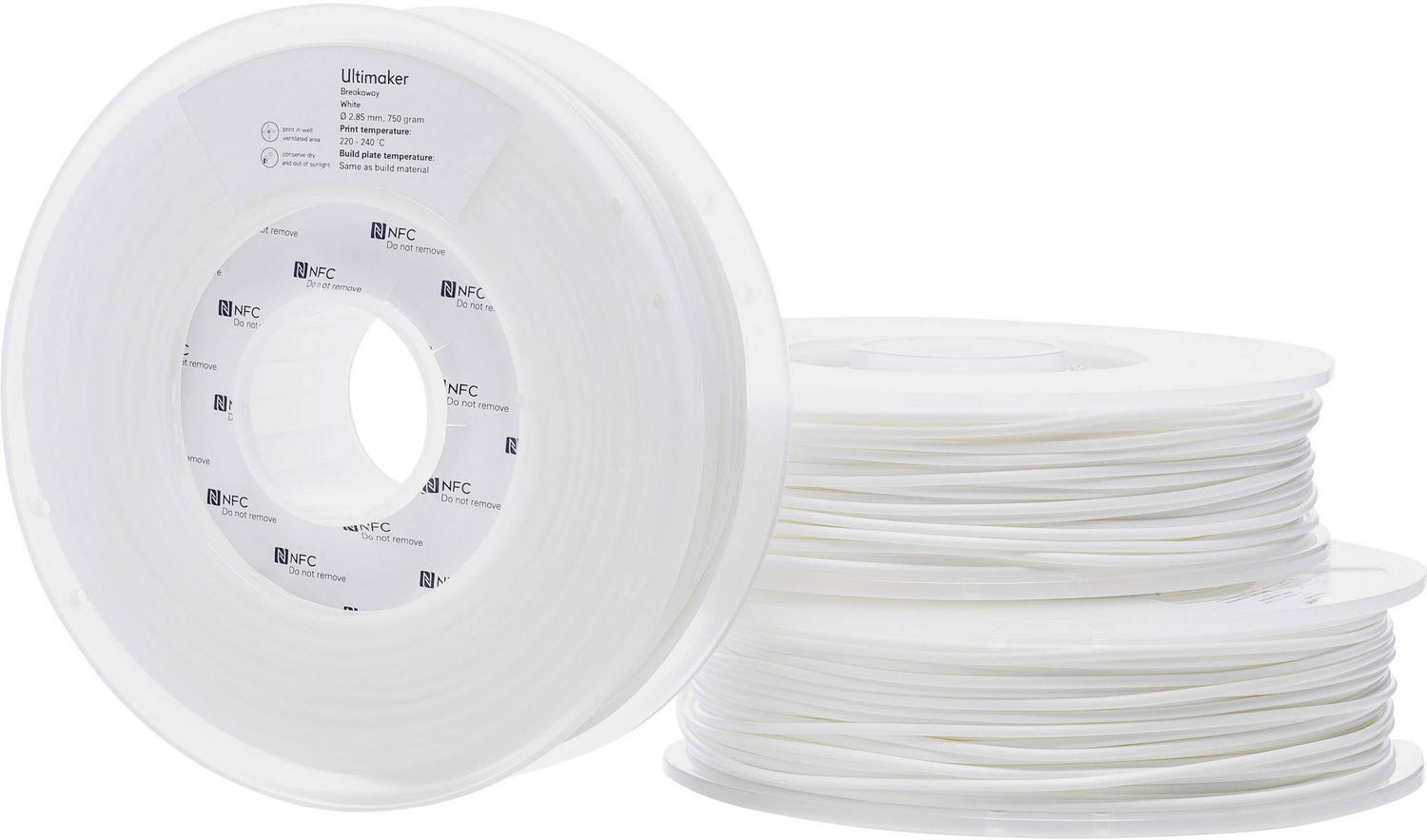 Ulti Maker Xp7102 1 A1024 Breakaway Filament 2.85 Mm 750 G Weiß B-Ware Ulti Maker Xp7102 1 A1024 Breakaway Filament 2.85 Mm 750 G Weiß B-Ware von Ultimaker