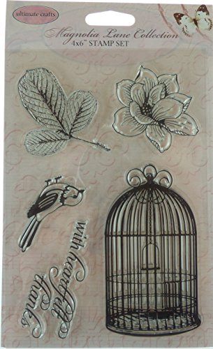 Ultimate Crafts 10,2 x 15,2 cm Clear Stamp Set – Songbird, Kunststoff, transparent von Ultimate Crafts