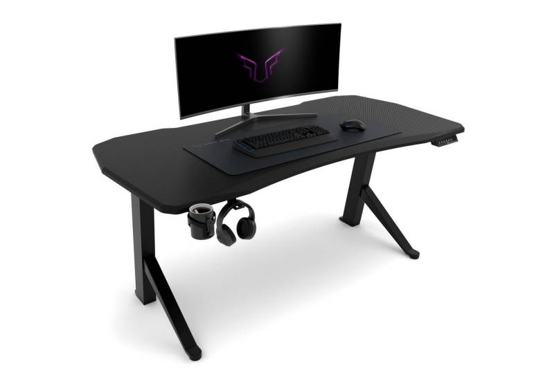 Ultimate Setup Gamingtisch Gaming Schreibtisch Gaming Tisch höhenverstellbar elektrisch von Ultimate Setup