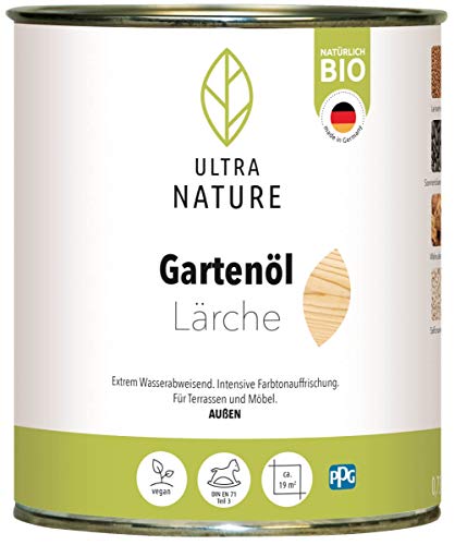 ULTRA NATURE Gartenöl 0,75L, Lärche, Vegan, Bio, Lösemittelfrei, Möbelöl von Ultra Nature