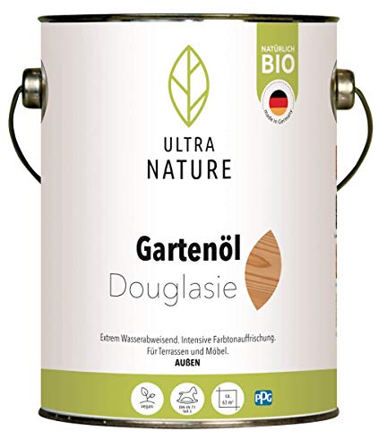 ULTRA NATURE Gartenöl 2,5L, Douglasie, Vegan, Bio, Lösemittelfrei, Möbelöl von Ultra Nature