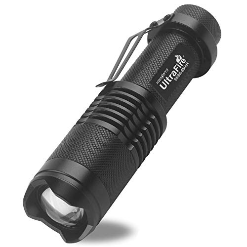 ULTRAFIRE IR Taschenlampe 850nm Infrarot Illuminator Zoom Mini LED Taschenlampe, Single Modus Wasserdicht Infrarotlicht Taktische Taschenlampe von UltraFire