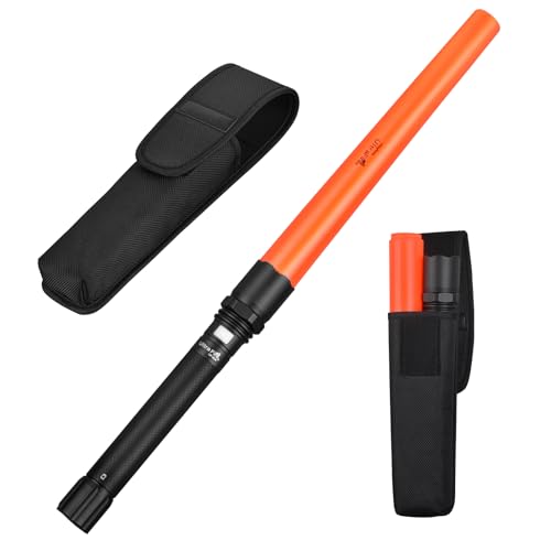 UltraFire 19 Zoll Verkehrskontrolle Signalstab LED Taschenlampe mit Holster, 850 Lumen Verkehr Stab Taschenlampe, 3 Modi mit Rotem Blinkmodus, Signalstock für Parken, Flughafen, Bauwesen UltraFire 19 Zoll Verkehrskontrolle Signalstab LED Taschenlampe mit Holster, 850 Lumen Verkehr Stab Taschenlampe, 3 Modi mit Rotem Blinkmodus, Signalstock für Parken, Flughafen, Bauwesen von UltraFire