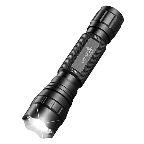 UltraFire WF-501B LED Taktische Taschenlampe 800 Lumen Single Modus Mini Taschenlampe, IPX6 Wasserdichte Kleine Taschenlampe mit Handgelenkband Lanyard von UltraFire