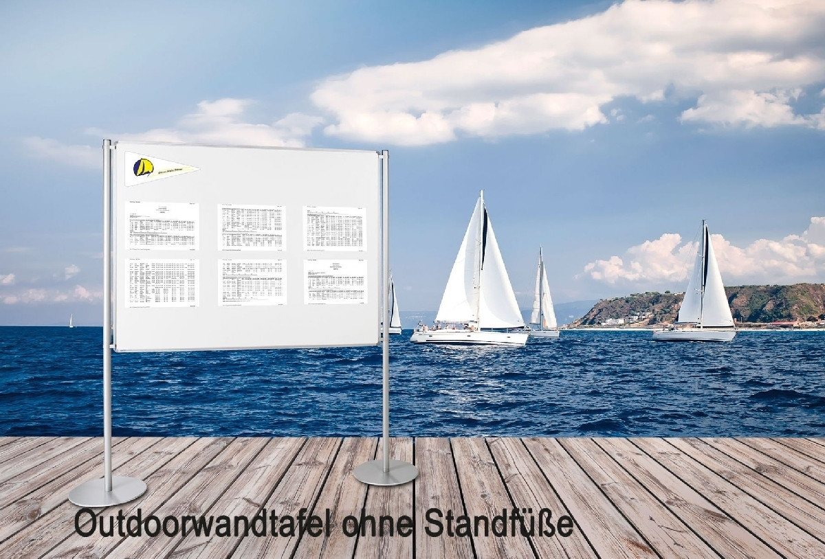 Ultradex Magnettafel Wandtafel Emaille Outdoor BxHxT 1500x1200x22mm weiß Ultradex Magnettafel Wandtafel Emaille Outdoor BxHxT 1500x1200x22mm weiß von Ultradex