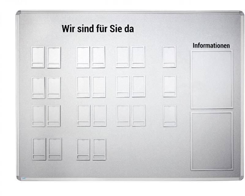 Ultradex Magnettafel Magnettafelset Fototaschen mit Rücken 1200x900x22 von Ultradex