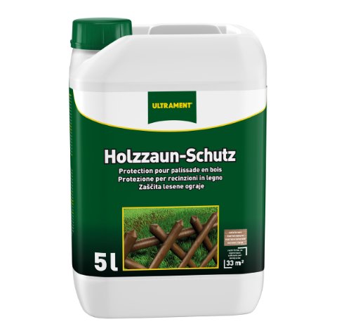 Ultrament Holzzaun-Schutz, kiefer, 5l von Ultrament