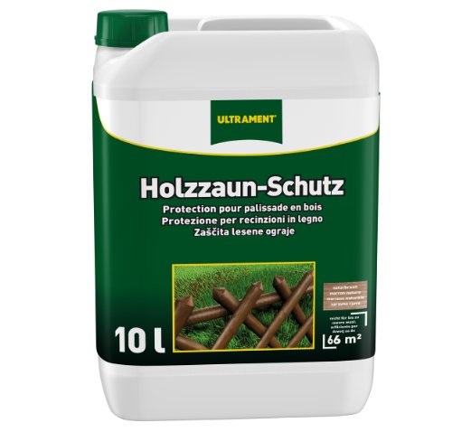 Ultrament Holzzaun-Schutz, kiefer, 10l von Ultrament