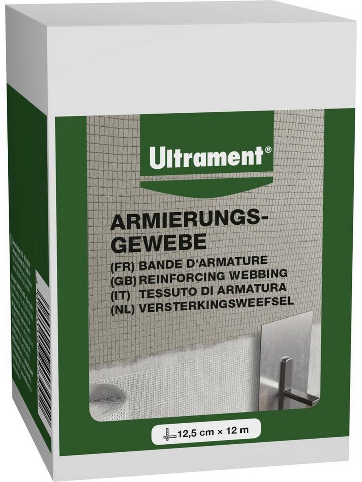 Ultrament Glasfasergewebe Ultrament Armierungsgewebe 12 m x 12,5 cm von Ultrament