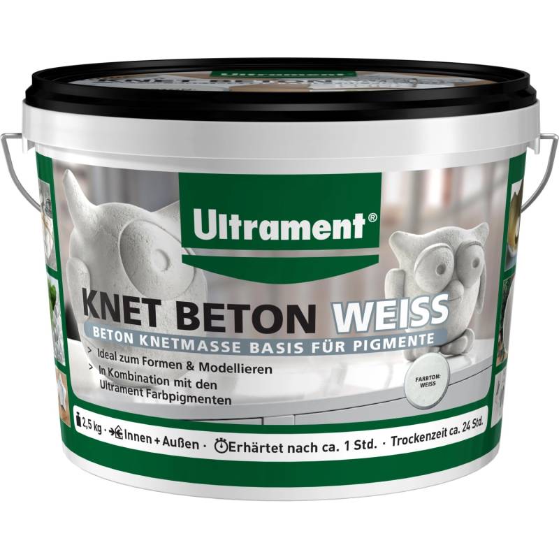 Ultrament Knet Beton 2,5 kg Weiß von Ultrament
