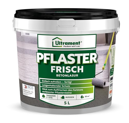 Ultrament Pflaster Frisch, Betonlasur (Anthrazit, 5 Liters) von Ultrament