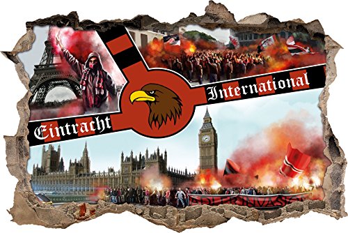 Frankfurt International, 3D Wandsticker Format: 92x62cm, Wanddekoration von Ultras-Art